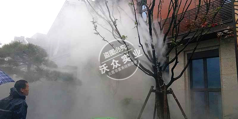 柘城蓉湖壹號人造霧項目